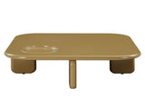 Joane Yellowish Brown High Gloss Coffee Table B2726P442575