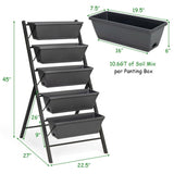 Gray Raised Garden Bed 23826876