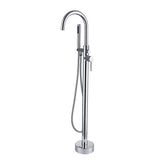 ZNTS Freestanding Bathtub Faucet with Hand Shower W1533125161