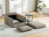29.5''W Upholstered 360&deg Swivel Armchair with Hidden Storage, Comfy Diamond-Shape Tufted Armrests W3118P419158