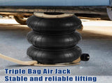Air Jack, 5 Ton/11000 lbs Triple Bag Jack, Bag Jack Lift Up to 15.75 Inch, 3-5S Fast Lifting 31918313