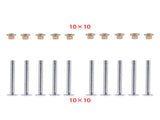 100x 3/16" Medium Flange Collars Replacement for Peterbilt 379 Hucks & Collars MGP98T-R6-10G 83237764