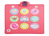 Pink Kids Dance Mat , 5 Difficulty Levels & 9 Demo Songs, Non-Slip Safe Design 61304861
