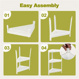 2-piece corner bathroom rack 65656521