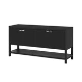 U-Style Functional Entryway Console Table with Ample Storage,Suitable for Study,Entrance and Living N711P205932B