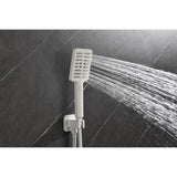 Shower System with Shower Head, Hand Shower, Slide Bar, Bodysprays, Shower Arm, Hose, Valve Trim, W2287141344