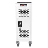16-Compartment Removable Locking Charging Cabinet for Laptop, Chromebook-White W1102P196013