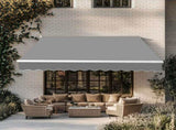 98.4"D x 117"W x 59"H Retractable Awning Grey 79175218