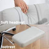 Swivel Ergonomic Office Chair, Technology Leather High Back Office Chair with Lumbar Support W2367P181248