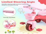 Toddler Tricycle for 3-5 Years - Stable Triangular Structure, Front & Rear Storage Baskets 23881021