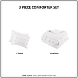 Full/Queen Clip Jacquard Comforter Set B03596003
