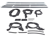 17Pcs Rubber Door Tailgate Weatherstripping Seal Kit Fit for Chevrolet El Camino GMC Caballero 68320605