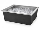 Drop-In Ice Chest, Stainless Steel Ice Storage Box with Lid and Drain Hose, Ice Bin for Chilled 60811921