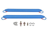 Set of 2 Hood Spring Cable and Bolts w/ Retaining Rings Replacement for Peterbilt 1304638 74551478