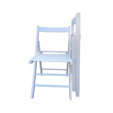 FOLDING CHAIR-2/S, FOLDABLE STYLE -WHITE W49553508