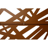 Outdoor & Indoor Privacy Metal Privacy 76" H48" W, Freestanding Decorative Privacy W465P193275
