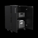 ZNTS Lewis Storage Cabinet Base, Four Caster, Double Door Cabinet, Two Interior Shelves B128P148926