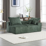 UNITED WE WIN Memory Foam 2-Seater Couch, No Installation & Easy to Transport, Deep Seat Modern Sofa W1568P222614