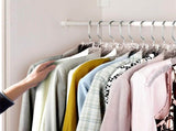 20 Pack Hangers, Clear Plastic Hangers, Heavy Duty Clothes Hangers, Crystal Cut Hangers for Shirt, 89494122