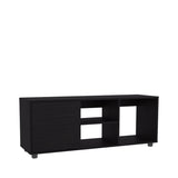 Adel 51" Wide Tv Stand with One Door Cabinet , Four Open Shelves, Cable Management, Living, Tv B200P286983