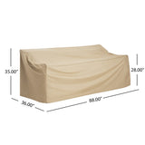 SHILED PATIO OUTDOOR 3 SEATER SOFA COVER N775P230615B