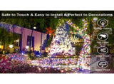 Christmas Lights Outdoor, 197 FT 580 LED Christmas Decorations Lights/Waterproof String Fairy Lights 41960629