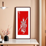 WukongTayin Energy Painting Chinese traditional Painting wall art, wood framed for home living room, 53264594