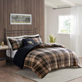 Full/Queen Plush to Sherpa Down Alternative Comforter Set B035100505
