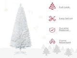 6 foot white Christmas tree with bracket 79075083