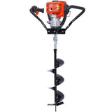 Post Hole Digger, 43cc Post Hole Digger, Gas Powered Earth Digger with 6&8" and absorber,Earth Auger W465109914