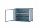3-Tier Adjustable Toy Storage Organizer, Dustproof HDPE Plastic Cabinet with Transparent Door, Light 02358354