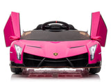 Lamborghini Poison Small Dual Drive 12V 4.5AH with 2.4G Remote Control Sports Car Pink 61417908