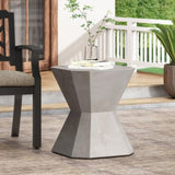 Outdoor LightWeight Concrete Side Table 73453.00