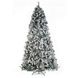 FCH 9ft 2094 Branch Automatic Tree Structure PVC Material Green Flocking 900 Lights Warm Color Four 76516578
