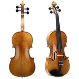 ZNTS GV403 4/4 Acoustic Violin Kit Matt Natural w/Square Case, 2 Bows, 3 In 12425329