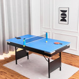 ZNTS 5.5FT 3 in 1 Billiard table, 3 in 1 pool table, 5.5FT game table, 3 in 1 table tennis table, W2377P149840