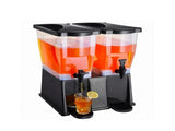 3-Gallon x 2 Beverage Dispensers, Plastic Drink Dispensers with Stand, Spigot & Lid 55726418