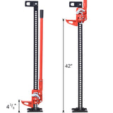 High Lift Farm Jack, 48" Utility Farm Jack, 7000 lbs Capacity Ratcheting Off Road Utility Jack, W465138294