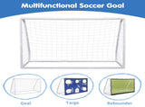 182*120*80cm PVC Pipe Three-In-One With Target Cloth Football Goal 62994777