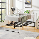 Bed Frame Metal Platform Mattress Foundation with Steel Slat Support, No Box Spring Needed, Easy 19592099