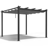10*10ft Outdoor Pergola Grey 70345964