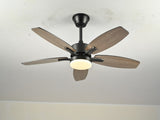 42" 5PCS Plywood Blades Ceiling Fan with Lights Remote Control,Quiet DC Motor Ceiling Fans 6 Speed W3596P462053