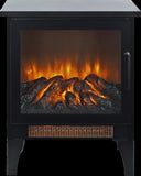 ZNTS 15 inch Freestanding Electric Fireplace Stove heater with 3D Flame effect W1769P205859