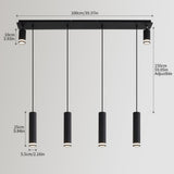 Angelina 6 - Light Matte Black Kitchen Island PendantUnable ship weekends, TK/TEMU only 82077790