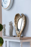 22" x 16" Golden Wing Accent Mirror, Wall Mirror for Living Room, Entryway, Bedroom, Foyer, Office W2078124363