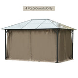 Universal Gazebo Sidewallt Coffee-AS 90307190