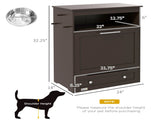 Pet Feeder Station Storage Cabinet 13927216
