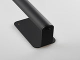 Stainless Steel Shower Set with Lengthened Shower Sliding Bar for Bathroom Black 87429542