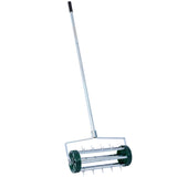 Lawn Aerator, Heavy Duty Rolling Lawn Aerator, Garden Yard Rotary Push Lawn Aeration with Steel 39005271