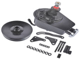 Saginaw Power Steering Pump Bracket Kit & 2 Groove Keyway Pulley Fit for Small Block Chevy 265 283 21425676